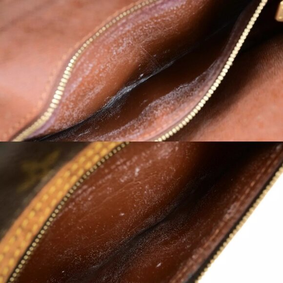 LOUIS VUITTON Marly Dragonne GM Clutch Hand Bag Monogram Brown - Picture 15 of 15